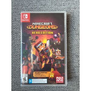 NIP Nintendo switch MINECRAFT DUNGEONS, HERO EDITION, NEW SEALED
